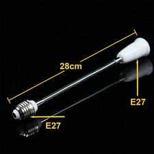10pcs E27 to E27 Flexible Socket Extender for Standard US LED Light Bulb 280mm