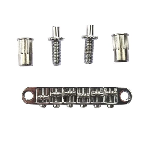 Tune-O-Matic Bridge w/ Roller Saddles for Epiphone Les Paul, SG, ES, Dot - Picture 4 of 21
