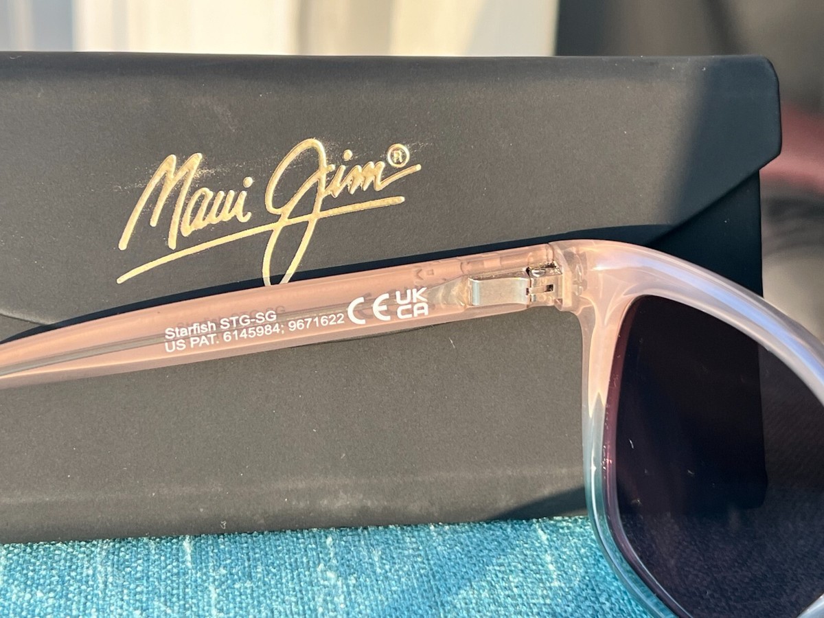 Maui Jim Starfish MJ 744 22B Sandstone & Blue - Maui Rose