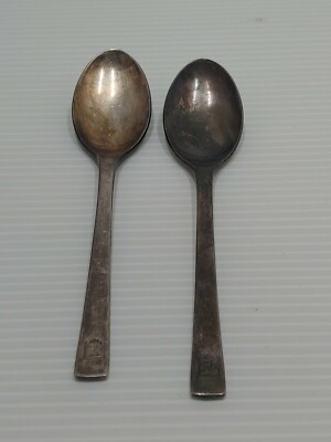Vintage Arthur Krupp AKT3 Tea Spoons x 2 - 18-10 Stainless -
