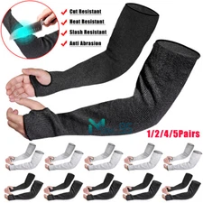 1~5 Pairs Cut Resistant Sleeves Bite-Proof Arm Protectors Arm Protection Sleeves