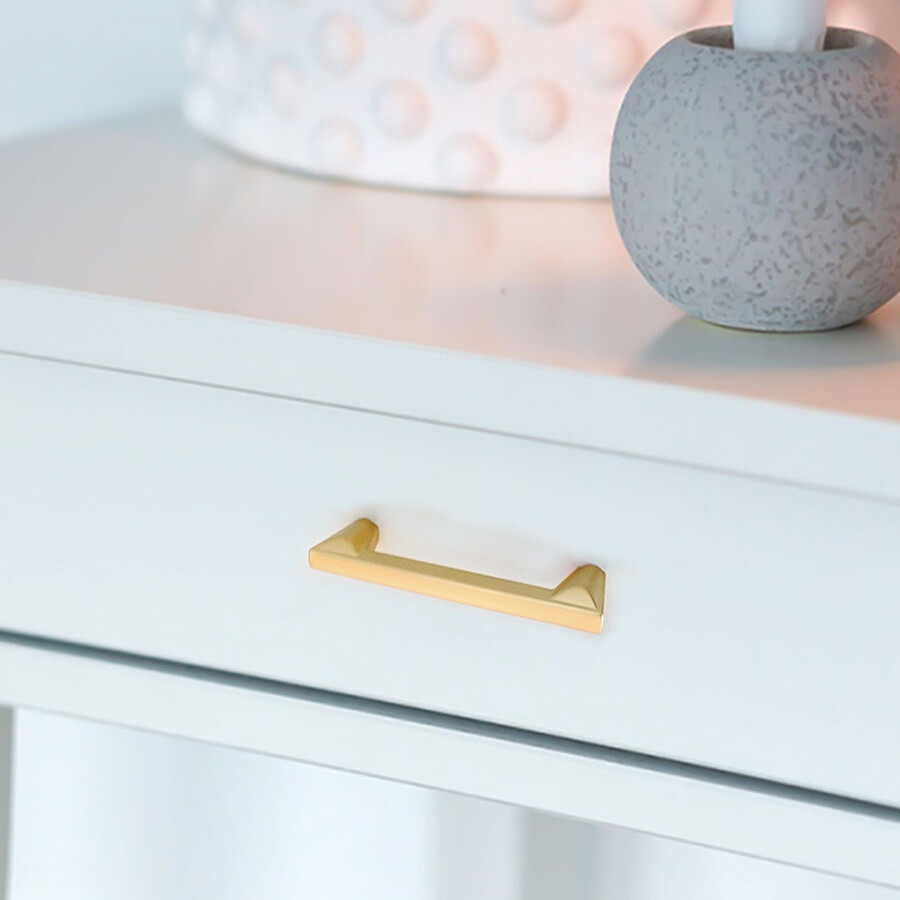 图片 61 - 黄金黄铜柜拉手梳妆台拉手抽屉拉手橱柜把手厨房拉