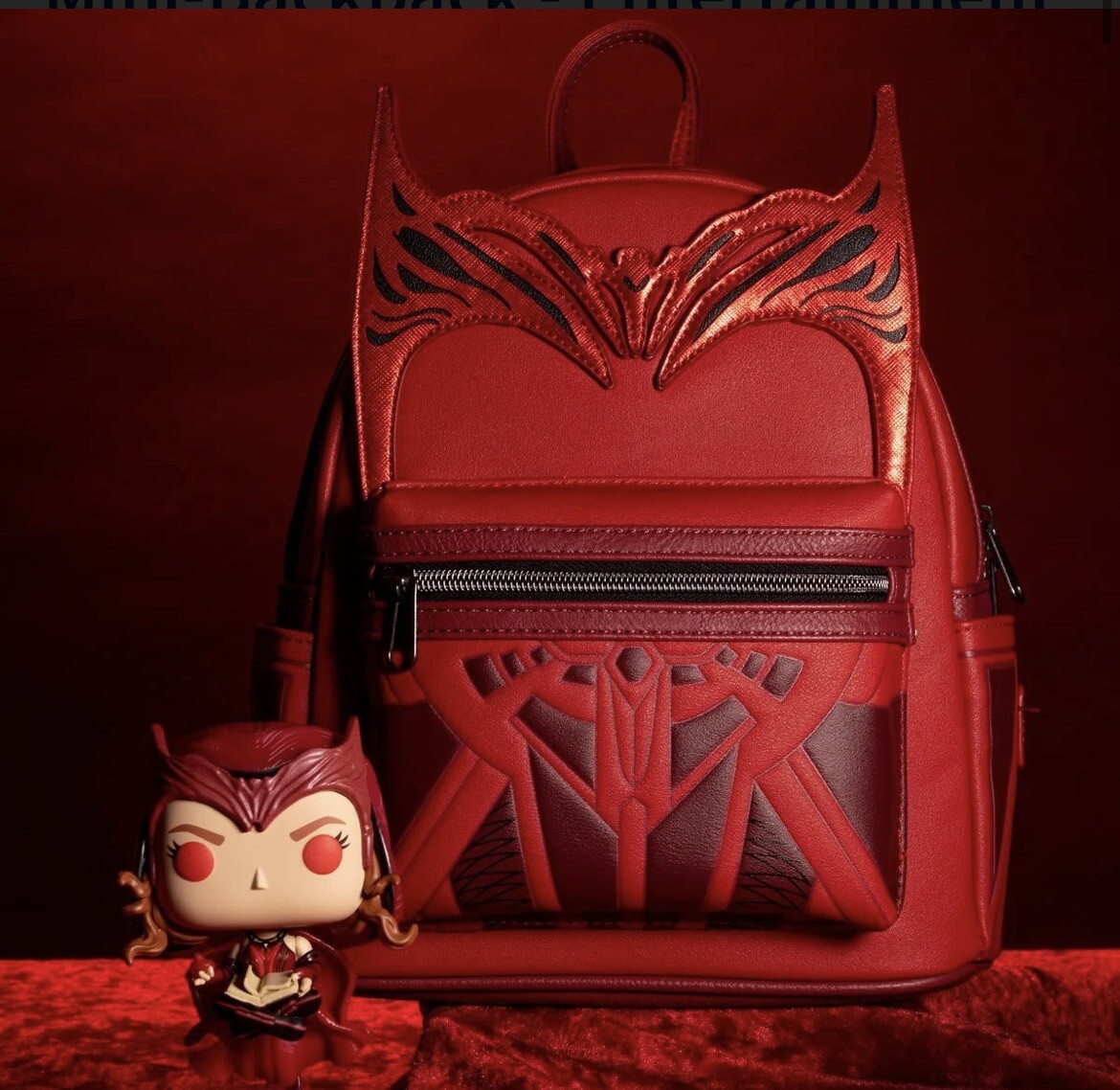 Loungefly Scarlet Witch Wandavision Backpack Wanda Entertainment Earth Exclusive Loungefly Scarlet Witch Wandavision Backpack | Mercari main image 4