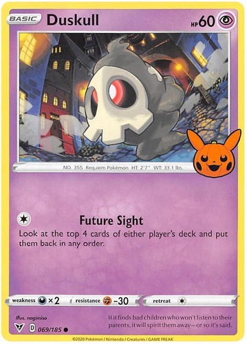 Pokemon Trick or Trade Duskull 69/185 TCG Trading card | eBay