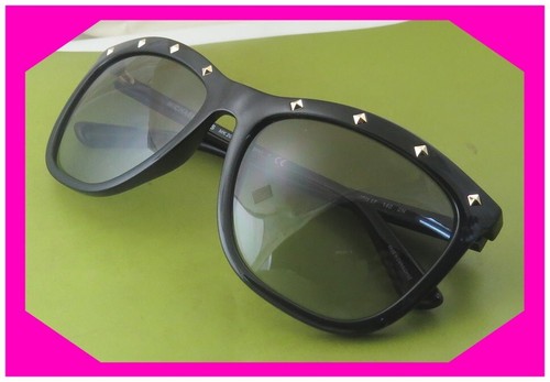 GAFAS DE SOL MICHAEL KORS Las Vegas negras doradas cuadradas nuevas con etiquetas con estuche, tela $129 70% - Imagen 3 de 5