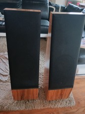 Thiel Coherent Source Speakers Model Cs 1 Teak Cabinent Made In Usa Pair