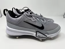 Nike Force Zoom Mike Trout 9 Metal Men's Baseball Cleats Sz 8 Gray FB2907-002