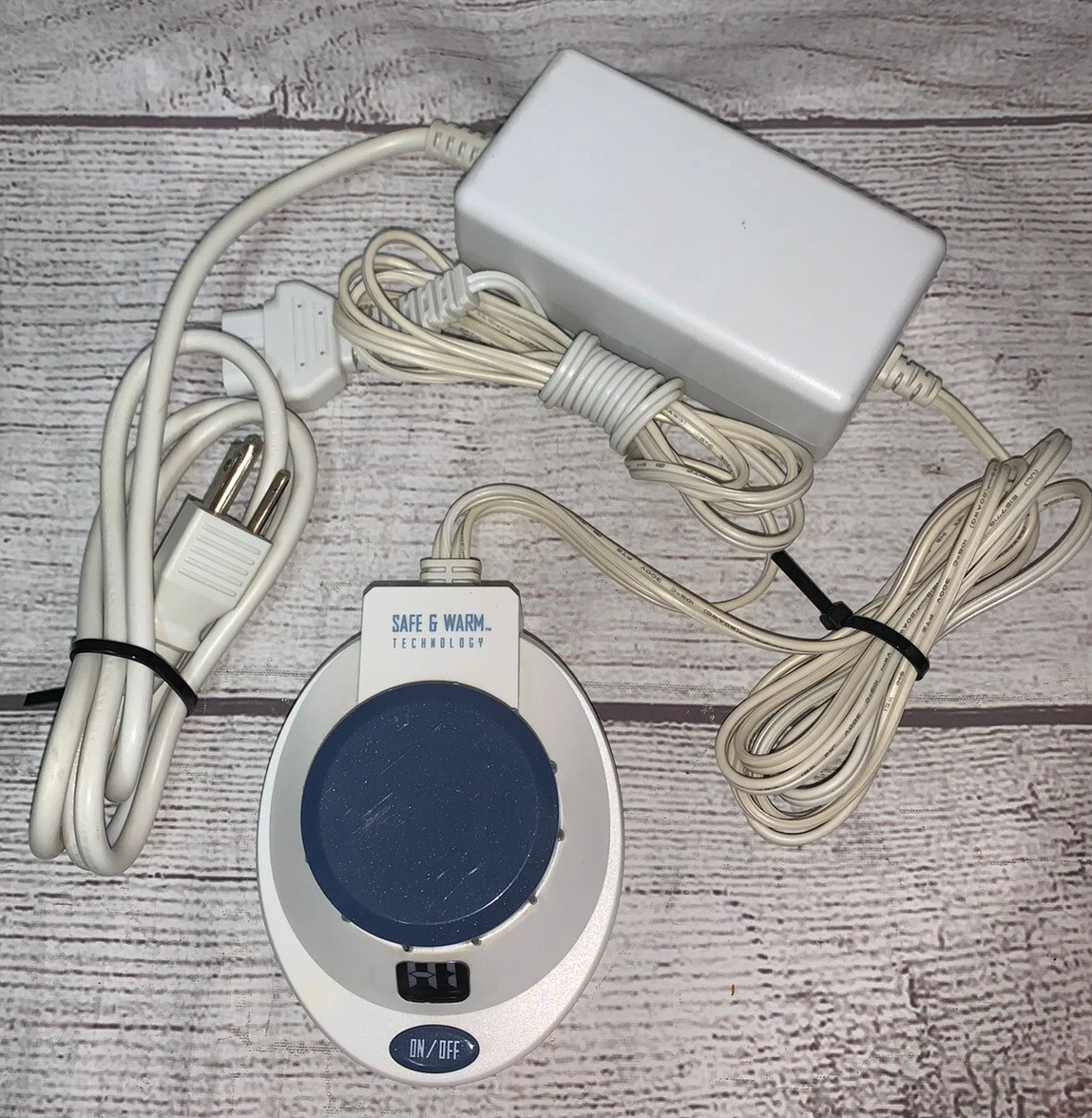 SAFE u0026 WARM TECH Electric Heated Blanket Controller C-G17 Control Power  Cord | eBay