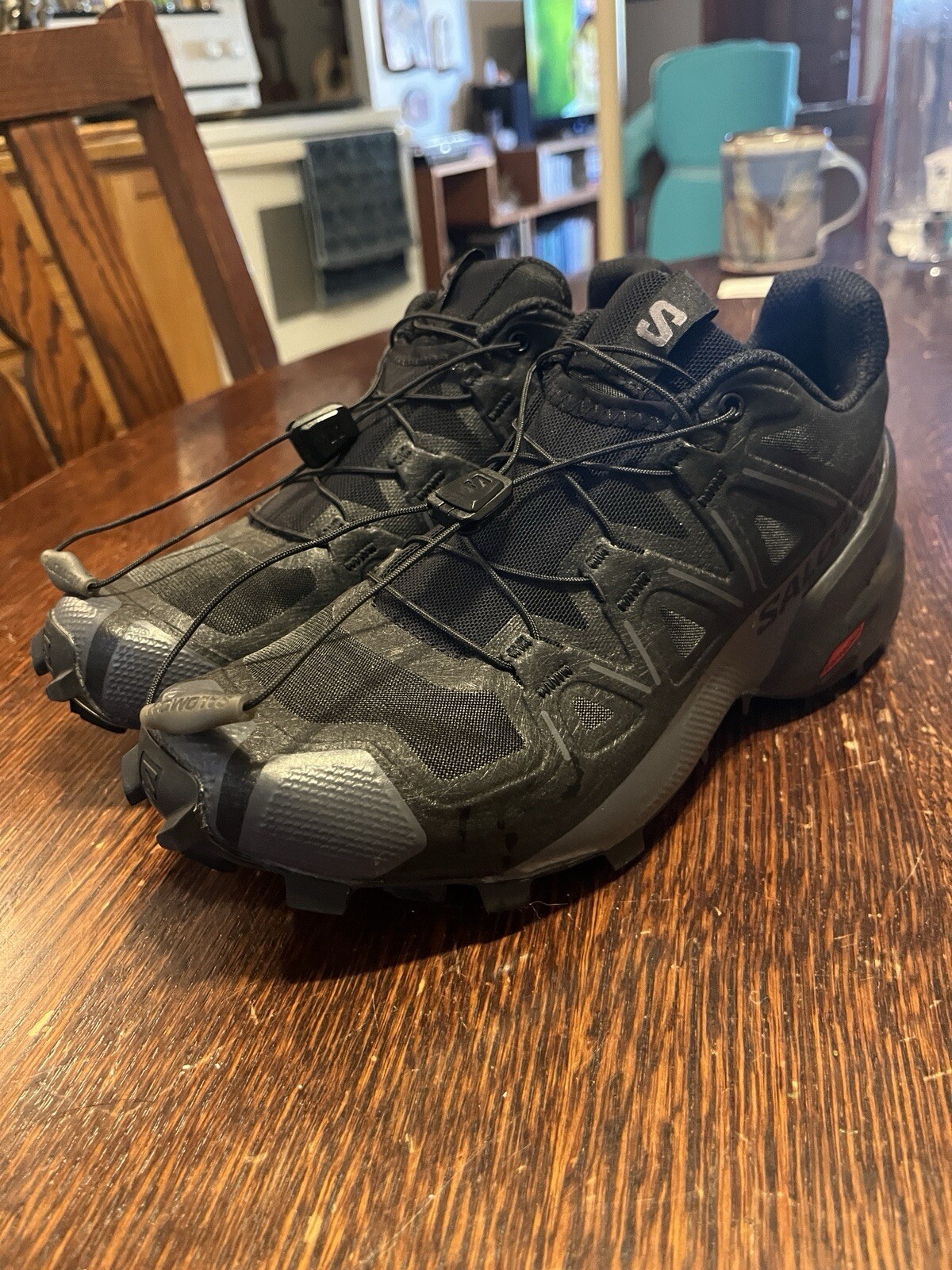 Scarpe da trail running Salomon Speedcross 5 GTX donna nere Ortholite