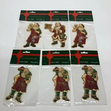 Vintage Revco Hanging Christmas Decorations Lot Of 6