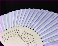 10er Set Fächer - 5 Farben Handfächer Für Hochzeit & Sommer Mit Netzbeuteln