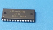 (2 PCS) HY514260BJC-60 Fast Page DRAM, 256KX16, 60ns, CMOS, SOJ-40