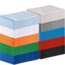 100 Pack Microfiber Cleaning Cloth Soft Absorbent Towel Rag for Home Car Kitchen