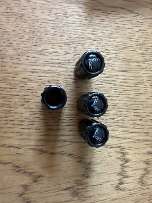 Tire Valve Stem Caps Fits Corvette Cover Wheel Car SUV Truck Vehicle Black Gift