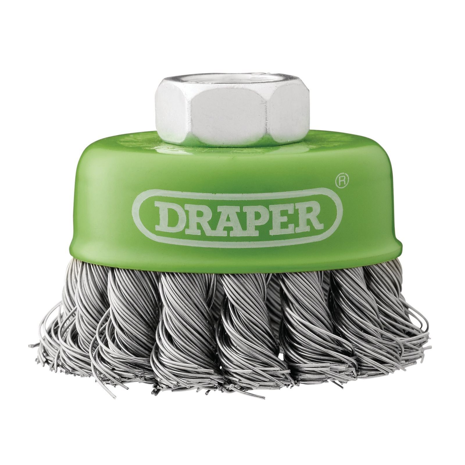 Draper 65Mm Twist Cup Brush Ss M14 08053 Stainless-Steel Twist-Knot Wire Cup Brushes, M14 - Image 2