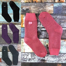 THMO - 1 Pack Women's Thick Seamless Winter Warm Ribbed Soft Top Thermal Socks