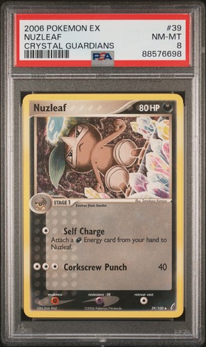 Nuzleaf graded PSA 8 for sale on eBay