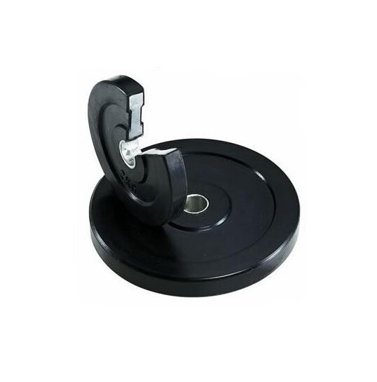 2 Dischi Ghisa Gommati 5 kg Foro 25mm Pesi Palestra Panca Bilanciere Manubri