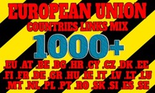 1000 European Union based domains dot EU SEO backlinks