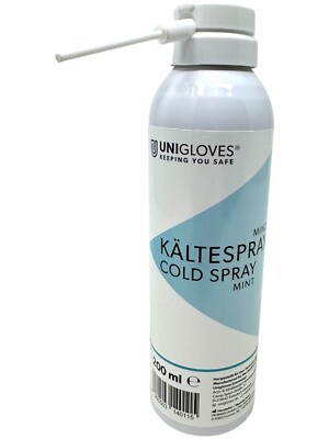 (79,85 /L)INKgrafiX  UNIGLOVES Kältespray 200ml mint- Kühlspray Piercing Spray