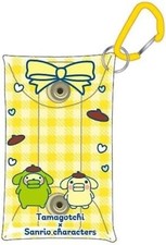 Tamagotchi x Sanrio Characters Mini Pouch Clear Case S Kuchipatchi x Pompompurin