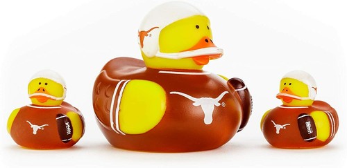 UT Texas Longhorn 3 Pack All Star Ducks, Orange, One Size hip Now Loc#5