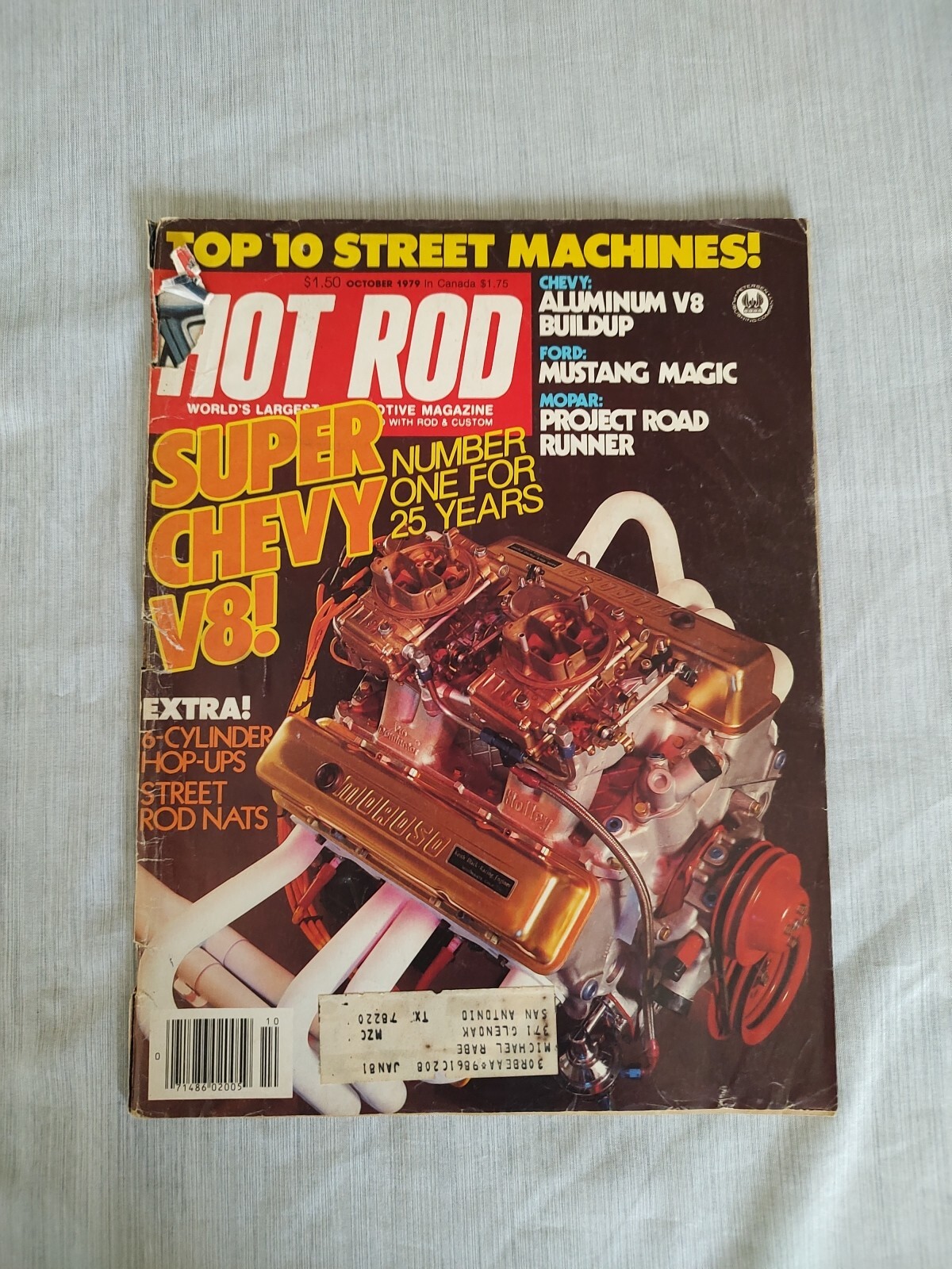 Vintage Hot Rod Magazines October 1979 Great Condition