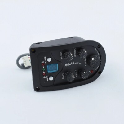 Washburn WT-92 Acoustic Guitar EQ Equalizer Tuner System Preamp Pickup