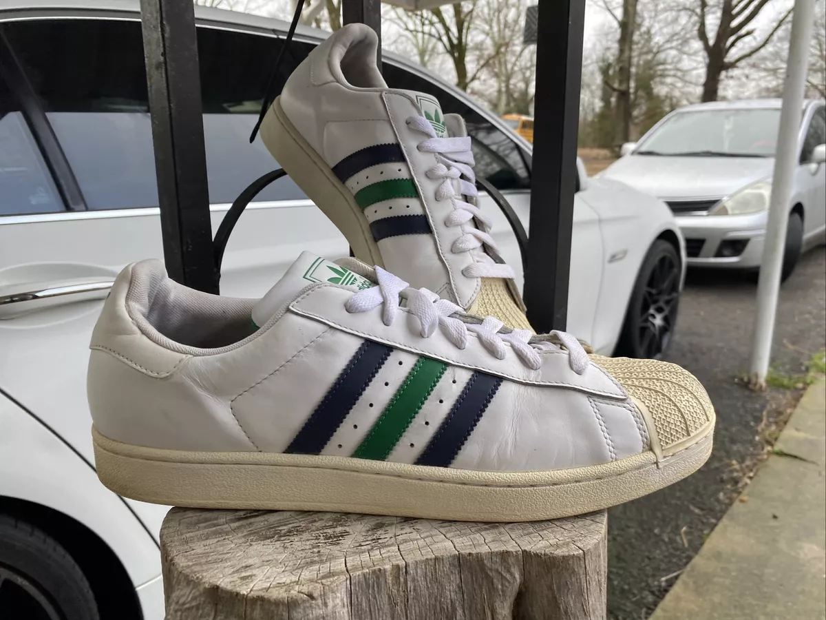 Men's sneakers and shoes adidas Originals Superstar Xlg Collegiate Green/  Ftw White/ Bold Gold | Queens