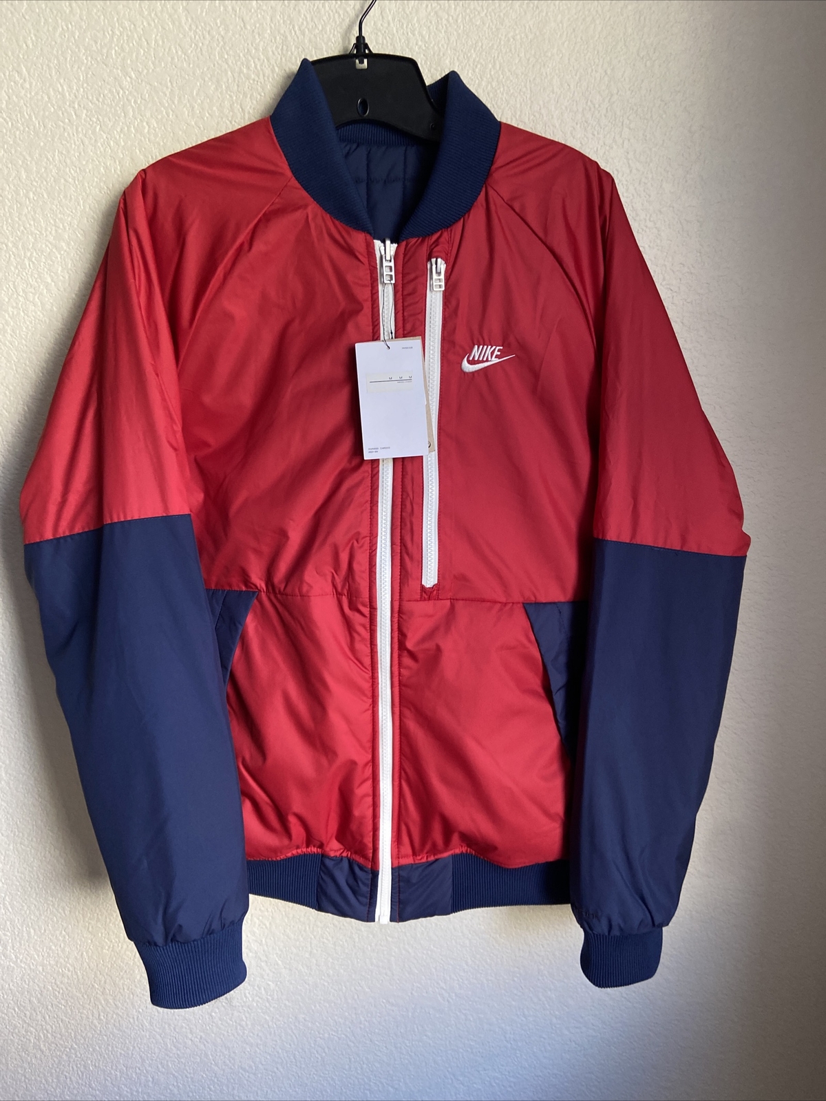 Nike Therma-Fit Sportswear Legacy Reversible Bomber Puffer Jacket M DD6849-687 image 5