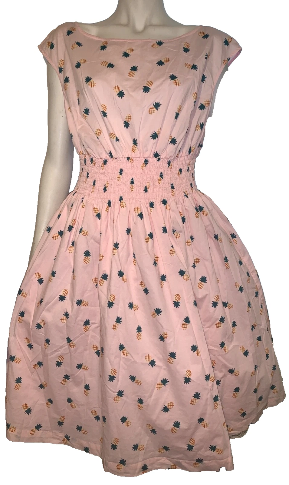 Abito Kate Spade New York Ananas indossato una volta! L 14 16