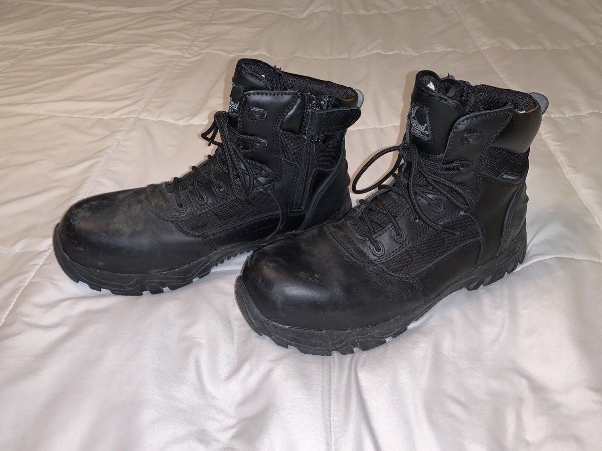 Thorogood Men\'s Black Deuce Waterproof Boots Amazon.com: Thorogood Deuce 8” Waterproof Side-Zip Black  main image 4