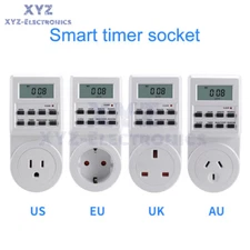 Programmable Socket Electronic Timer Kitchen Timing Switch Automatic Power Off
