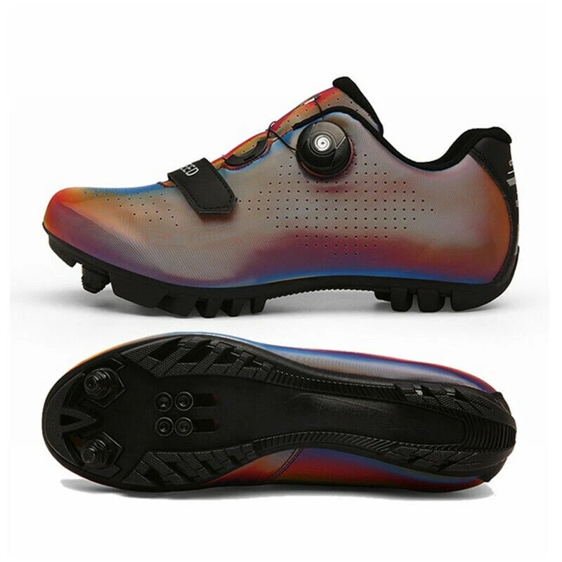 Zapatos de ciclismo de montaña unisex autobloqueantes bicicleta al aire libre bicicleta 42/8 M - 10,5 W Foto 2 de 4