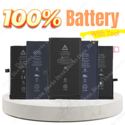 Replacement Internal Battery For iPhone 6 7 8 11 12 13 14 X XS XR SE +Tools LOT