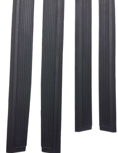 For Mercedes W108 SEL 300 SE Black Door Sill Rubber Mat Set 4 Pcs black - Picture 10 of 11