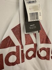 NWT Adidas red sparkle hoodie