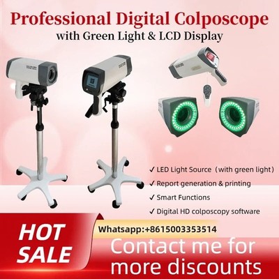 Digital Colposcope with Green Light & LCD Screen for Gynecological Exams