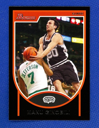 Manu Ginobili lot (3) San Antonio Spurs Hall of Famer