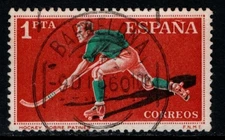 Spain 1960 1p Sports Hockey SG1371 Used