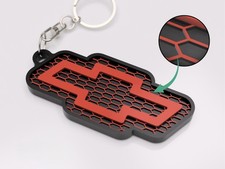 Chevy Logo Keychain 3d Honeycomb Style Car Key Ring Gift For Chevrolet Fans Chevy Logo Keychain 3d Honeycomb Style Car Key Ring Gift For Chevrolet Fans