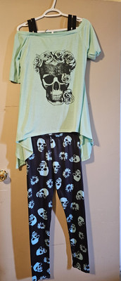 Womens Cold Shoulder Top And Matching Leggins