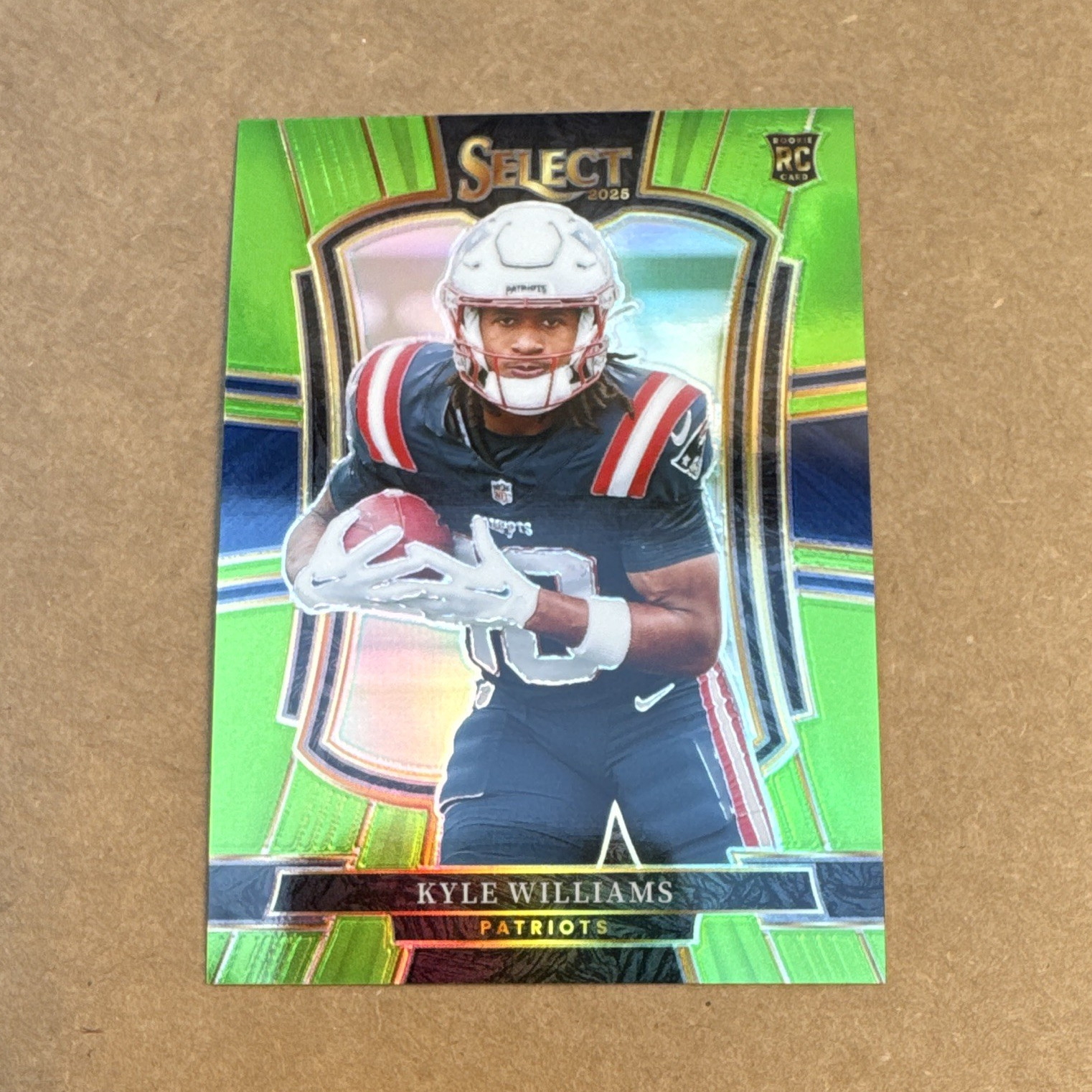 Panini 2025 Select Kyle Williams Patriots #178 Premier Level Prizm Rookie /49