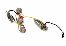 Custom Hand-Built Guitar Wiring Harness 3x 500K Pots 5-Way Switch Fender Jack