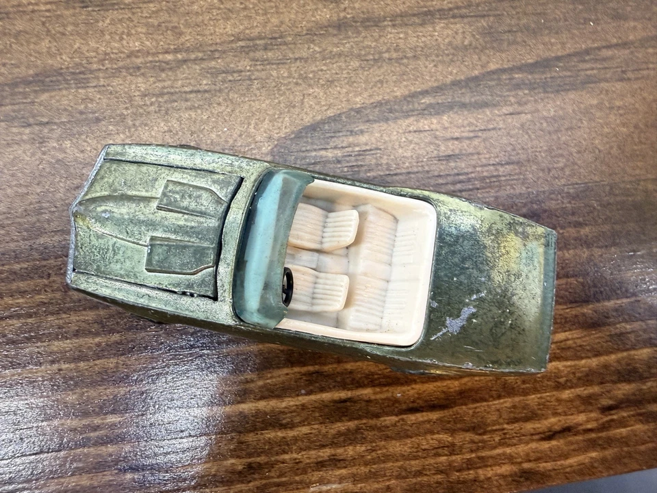 Firebird personalizado vintage Hot Wheels Redline 1967 verde oliva Hong Kong Foto 3 de 4