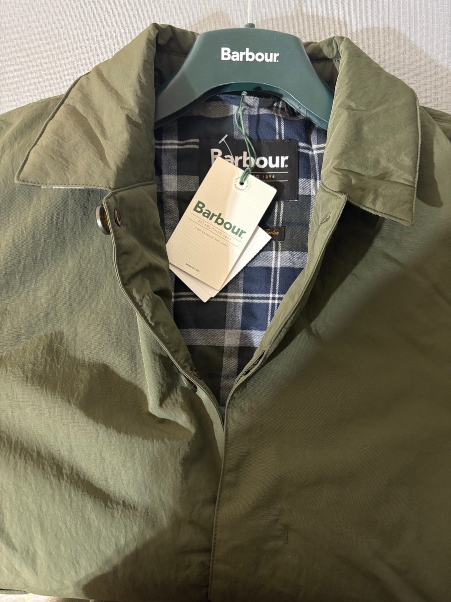 Olive ~ Barbour Wadded Lorden Waterproof Mac/Jacket MSRP$457