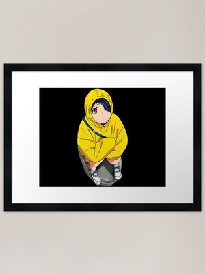 wonder egg priority, ai ohto peeker gerahmtes Wandbild Poster Leinwanddruck Bild