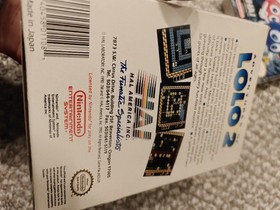 Adventures Of LOLO 1 2 3 Nintendo Nes In Box 