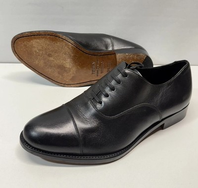 Thursday Boot Co Men Chairman Cap Toe Oxford Dress Shoes Black Leather 9.5 EEE