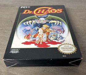 Dr. Chaos (Nintendo NES, 1988) CIB Complete In Box, w/Inserts & Manual, VG 🎮💥